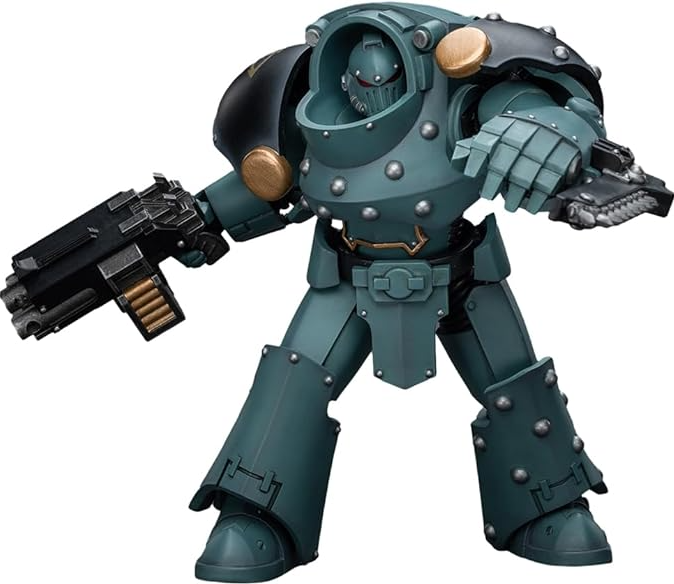 JOYTOY: Warhammer - The Horus Heresy Sons Of Horus Tartaros Terminator Squad Terminator WIth Combi-bolter And Chainfist