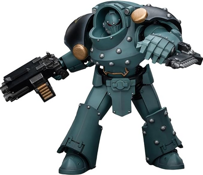 JOYTOY: Warhammer - The Horus Heresy Sons Of Horus Tartaros Terminator Squad Terminator WIth Combi-bolter And Chainfist