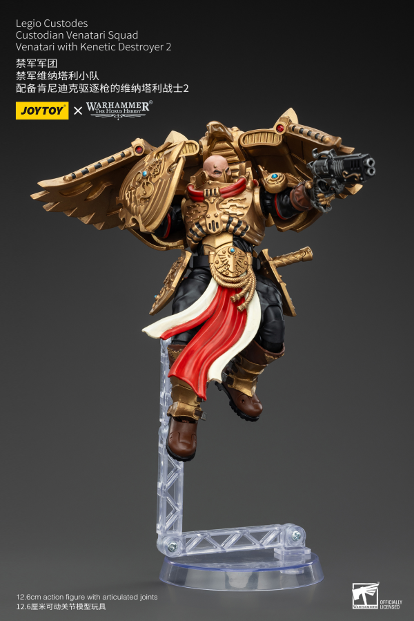 JOYTOY: Warhammer - Horus Heresy Legio Custodes - Custodian Venatari Squad Venatari With Kenetic Destroyer 2