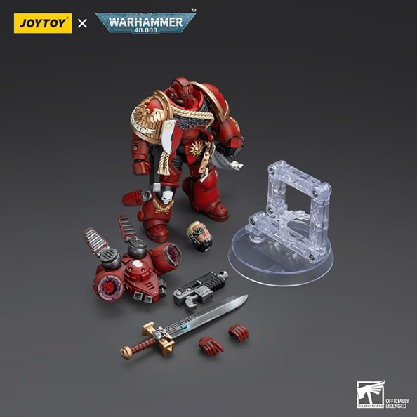 JOYTOY: Warhammer 40,000: Blood Angels - Captain With Jump Pack