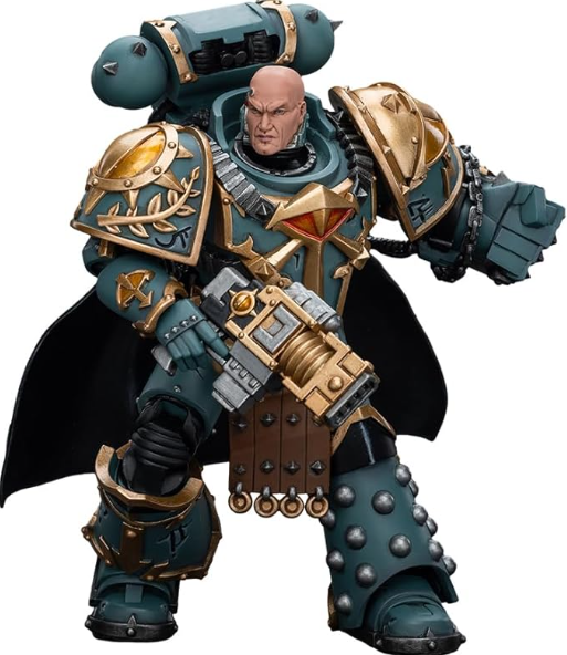 JOYTOY: Warhammer - The Horus Heresy Sons Of Horus Legion Praetor With Power Fist