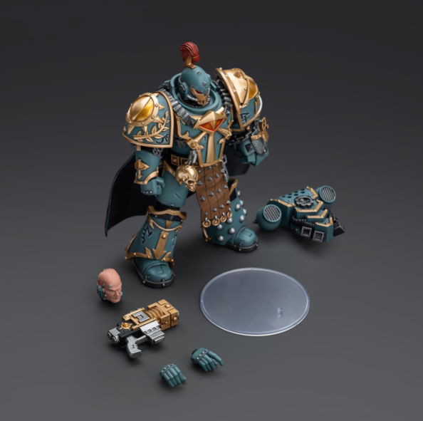 JOYTOY: Warhammer - The Horus Heresy Sons Of Horus Legion Praetor With Power Fist