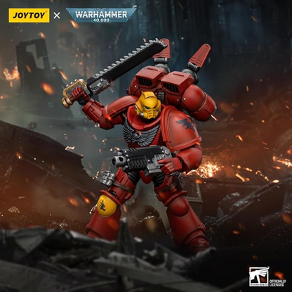 JOYTOY: Warhammer 40,000: Blood Angels - Jump Pack Intercessors - Intercessor 1 Battle Brother