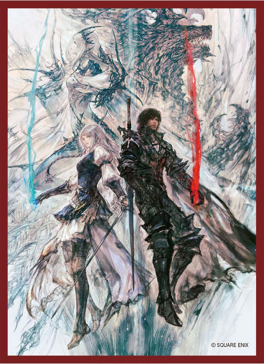 Final Fantasy TCG: Card Sleeves 100 Count - Fiery Heart, Icy Resolve