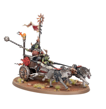 Warhammer Age Of Sigmar: Gloomspite Gitz - Snarlboss On War-Wheela
