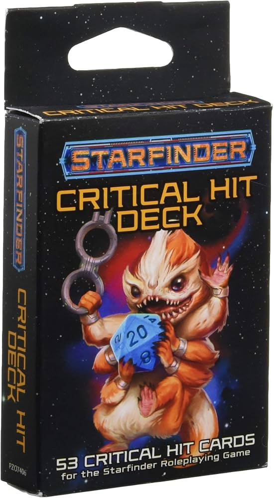 Starfinder RPG: Critical Hit Deck