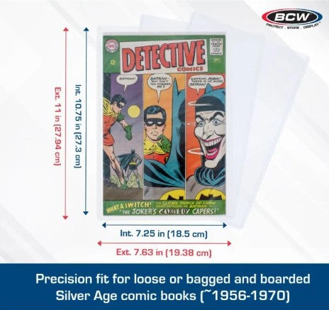 BCW: Comic Book Topload Holder - Silver Age