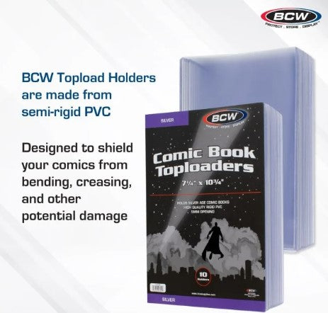 BCW: Comic Book Topload Holder - Silver Age