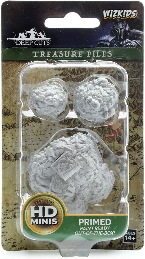 WizKids Deep Cuts Unpainted Miniatures: Wave 3: Treasure Piles